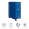 Space Solutions 14.25 in W 3 Drawer Mobile Vertical File Cabinet, Classic Blue 24422 - alternate 4