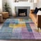 Homeroots 5' X 8' Blue Green And Purple Abstract Washable Indoor Outdoor Area Rug 604283 - alternate 7