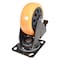 Vestil Polyurethane Swivel With Total Brake Caster 5 In. Diameter x 2 In. Width 726 lb Orange/Black CST-BN-5X2PUP-SWTB - alternate 5