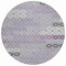 Homeroots 8' Lavender Gray And Ivory Round Floral Washable Indoor Outdoor Area Rug 617508 - alternate 5