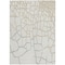 Homeroots 5' X 8' Ivory And Beige Abstract Washable Indoor Outdoor Area Rug 601135 - alternate 4