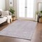 Homeroots 9' X 12' Lavender And Ivory Geometric Washable Indoor Outdoor Area Rug 600754 - alternate 4