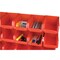 Performance Tool 15 Bin Table Top Storage Rack, Removable Bins, Steel Frame, Red W5186 - alternate 5