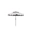 Living Accents Scalloped 9 ft. Tiltable Tan Patio Umbrella YQ102G31-SD - alternate 1