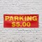 Signmission Parking $5 Dollars, 48 Inch x 120 Inch, Vinyl Banner B-120-30778 - alternate 2