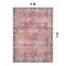 World Rug Gallery Vintage Inspired Machine Washable Non Slip Area Rug 9 ft x 12 ft Red 6029RED9X12 - alternate 6