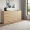 Homeroots 63" Brown Wood Accent Cabinet With Nine Drawers 716334 - alternate 5