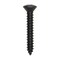 Auveco #10 x 1 1/4in Phillips Oval Head Tapping Screw - Black Oxide, 100PK 11090 - alternate 1