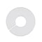 Nahanco Clothing Size Dividers for Clothing Racks, Round - White/Blank Kit of 100, 100PK CWHTBLANK100 - alternate 1
