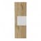 Homeroots Light Oak and White Multi Purpose Vertical Hanging Cabinet 473309 - alternate 1