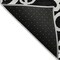 Homeroots 9' X 12' Black And Ivory Damask Washable Indoor Outdoor Area Rug 614411 - alternate 4