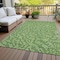 Homeroots 9' X 12' Green Blue And Ivory Polka Dot Washable Indoor Outdoor Area Rug 599038 - alternate 4