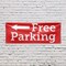 Signmission Free parking Left, 18 Inch x 48 Inch, Vinyl Banner B-30644 - alternate 4