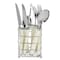 Gibson Everyday Fairfield 16 Piece Flatware Set with Wire Caddy in Egg Shell 82673.16 - alternate 1