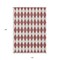 Homeroots 10' X 14' Burgundy Geometric Washable Indoor Outdoor Area Rug 577030 - alternate 4