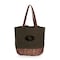 Picnic Time Family Of Brands NFL San Francisco 49ers - Coronado Canvas and Willow Basket Tote 203-00-140-274-2 - alternate 2