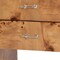 Bali & Pari Nebu Modern and Contemporary Natural Mappa Real Burl Wood Nightstand 249-13928-ZORO - alternate 7