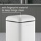 Happimess Betty Retro Mini 3.2-Gallon Step-Open Trash Can, Cotton White HPM1012C - alternate 6