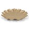 Homeroots 12in Gold Metal Handmade Leaf Trinket Tray 713009 - alternate 1