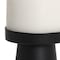 Homeroots 8" Black Metal Tabletop Pillar Candle Holder 608540 - alternate 2