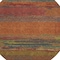 Homeroots 8' Terra Cotta Round Abstract Washable Indoor Outdoor Area Rug 608761 - alternate 5