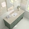 James Martin Vanities Breckenridge 60" Single Vanity, Smokey Celadon, w/ 3 CM Tajnar Eclos Top 330-V60S-SC-3TJR - alternate 4