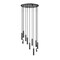 Z-Lite Stari 11-Light Chandelier, 24 in W, Matte Black 1956P-11R-MB - alternate 1