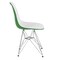 Leisuremod Cresco Clear Acrylic Dining Chair with Chrome Eiffel Base, 2PK CR19WG2 - alternate 5