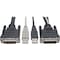 Eaton EATON Tripp Lite Series DVI to USB-A Dual KVM Cable Kit - 2x Male/2x Male, 1920 x 1200 1080p at 60 P760-010-DVI - alternate 1