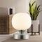 Jonathan Y Owen 6.13" Modern Minimalist Iron Rechargeable Integrated Portable LED Table Lamp, Nickel/White JYL7112B - alternate 7