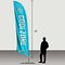 Factory 2 U Products Coolzone Flag Kit, Blue, 4 Flag Banners, Identifies Heat Relief Areas, 4 Suction Bases, 4 Ground 803828 - alternate 2