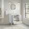 James Martin Vanities Myrrin 30" Single Vanity, Bright White w/ 3 CM Eternal Jasmine Pearl Silestone Top 485-V30-BW-3EJP - alternate 4
