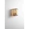 Vidalite Gal Wall Sconce with Rattan Shade, Stitched Velvet Detailing, Flush Mount Canopy, Bohemian Style CE1008610 - alternate 4