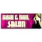 Signmission Hair And Nail Salon, 36 Inch, Banner B-96-30383 - alternate 1
