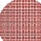 Homeroots 8' Red And Ivory Round Geometric Washable Indoor Outdoor Area Rug 614775 - alternate 5
