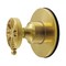 Kingston Brass Single-Handle Six-Way Diverter Valve with Round Trim Kit, Brushed Brass KS4037RX - alternate 1