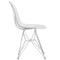 Leisuremod Bristol 5-Piece Modern Dining Set: Round MDF Table & 4 Eiffel Plastic Chairs with Chrome Legs, 5PK BTBL-35BL-CR19CL4 - alternate 6