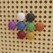 Flash Furniture Bright Beginnings Commercial Grade 64 Piece Jumbo Peg Accessory Pack for Modular STEAM Walls - Multicolor MK-ME21113-GG - alternate 2