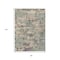 Homeroots 8' X 10' Sage Gray And Plum Abstract Washable Indoor Outdoor Area Rug 630906 - alternate 2