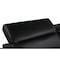 Homeroots 71" Black And Silver Genuine Leather Loveseat 546440 - alternate 12