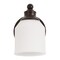Jonathan Y Lydia 5.13" 1-Light Farmhouse Cottage Metal LED Vanity Light w/Frosted Glass Shade, Oil Rubbed Bronze JYL7549B - alternate 6