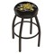 Holland Bar Stool Co 36" Blk Wrinkle Wichita State Swivel Bar Stool, Accent Ring L8B2B36WichSt - alternate 1