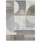 Homeroots 8' X 10' Taupe Gray And Ivory Geometric Washable Indoor Outdoor Area Rug 618001 - alternate 2