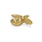 Homeroots 8in Gold Bumble Bee Cast Iron Vanity Tray 483169 - alternate 1