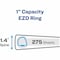 Avery reg HeavyDuty View 3 Ring Binder, 1 One Touch EZD Rings, Red, Red, 12PK AVE79170 - alternate 2