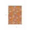 Homeroots 8' X 10' Orange Silver And Peach Polka Dot Washable Indoor Outdoor Area Rug 614686 - alternate 6