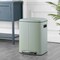 Happimess Marco Rectangular 10.6-Gallon Double Bucket Trash Can with Soft-Close Lid, Pistachio Gelato HPM1005E - alternate 4