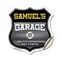 Signmission Samuel's Garage I Can Fix Everything But Stupid, 18 Inch X 18 Inch, Vinyl Decal SHI-D-18-490-SAMUEL - alternate 1