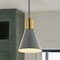 Jonathan Y Apollo 6" 1-Light Mid-Century Modern Iron LED Pendant, Gray/Brass Gold JYL6131C - alternate 5