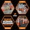 Xpose Safety 36 Inch Multipurpose PVC Orange Traffic Cone with 6in & 4in Reflective Collars, 15lb base OTC36-64-15L-1-X - alternate 5